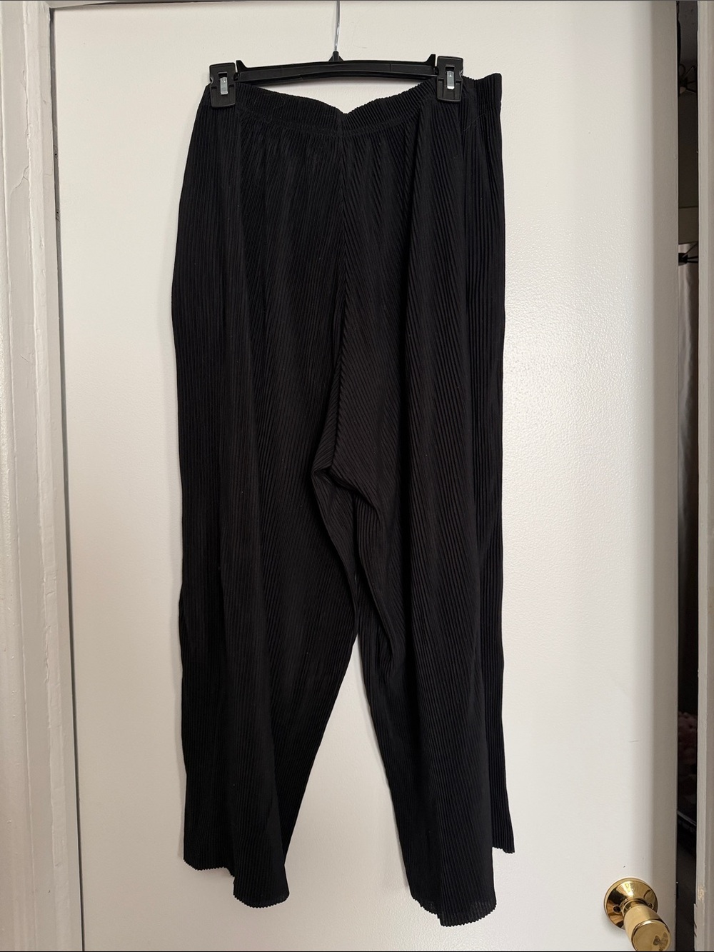 Uniqlo Women’s Black Relaxed Pleated Pants